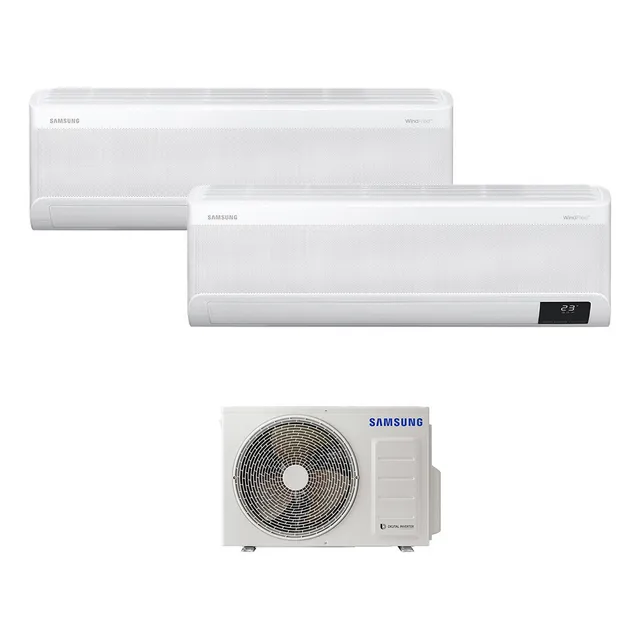 Aire Acondicionado Windfree Multisplit Frío&calor 2x9.000btu Color Blanco