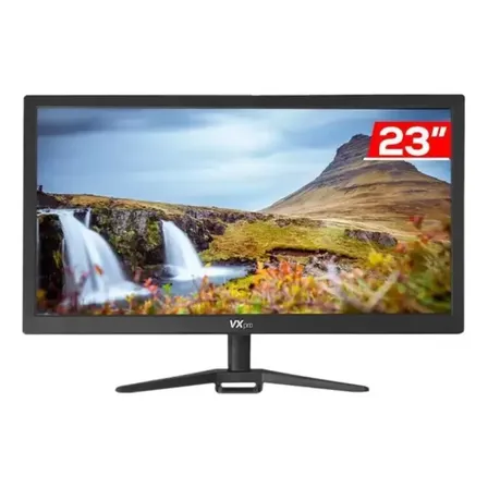 Monitor Led 23  Full Hd Hdmi Vga 75hz Vxpro Preto 127/220v