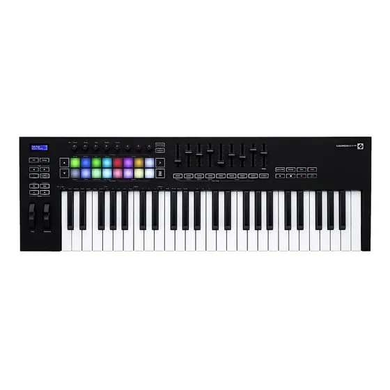 Teclado Controlador Novation Launchkey 49 Mk3 Usb 49 Teclas