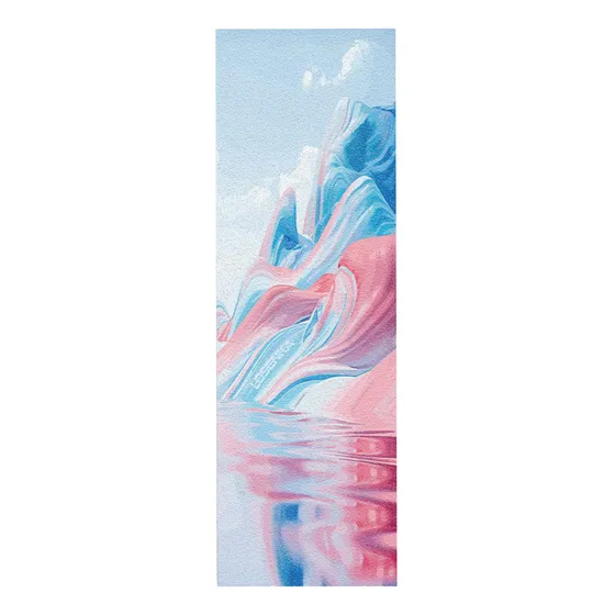 Longboard Fita Grip Decoração Montanha Multicolorida