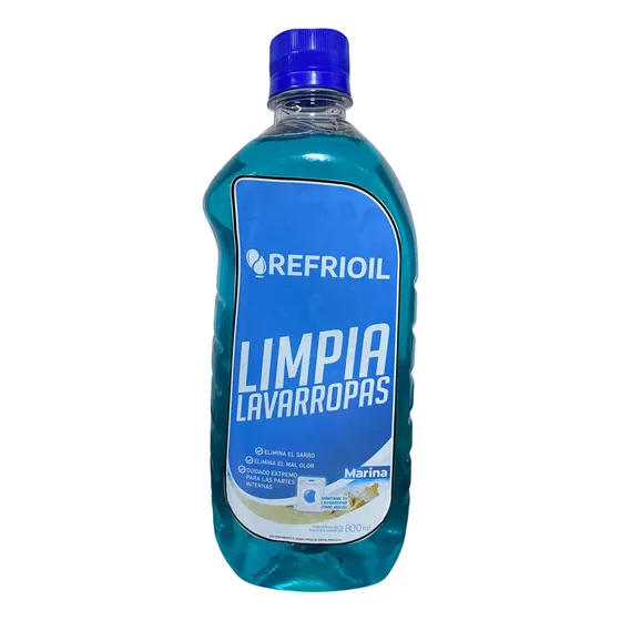 Limpia Lavarropa Refrioil 800ml Quita Sarro Mal Olor Marina