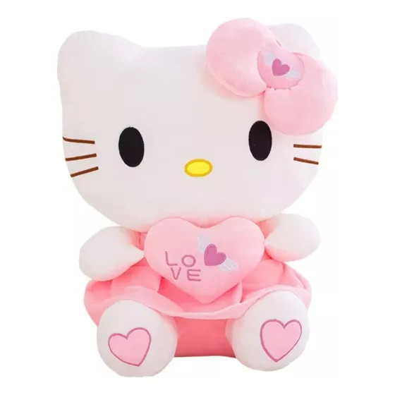 Peluche Adorable Hello Kitty, Mediano 20 A 25 Cm, Suave.