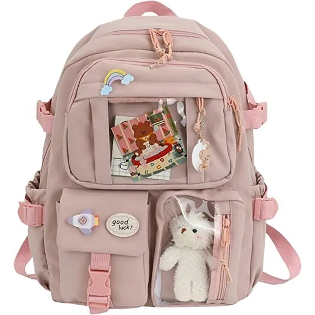 Mochila Feminina Escolar Passe Grande Capacidade Impermeável