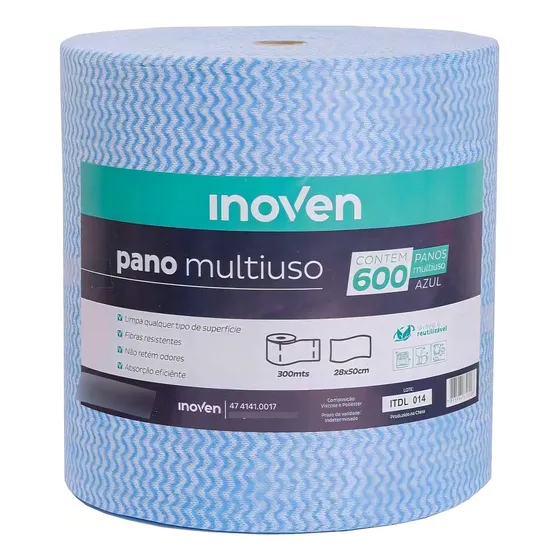 Inoven 300 Metros pano multiuso 28x50cm Azul