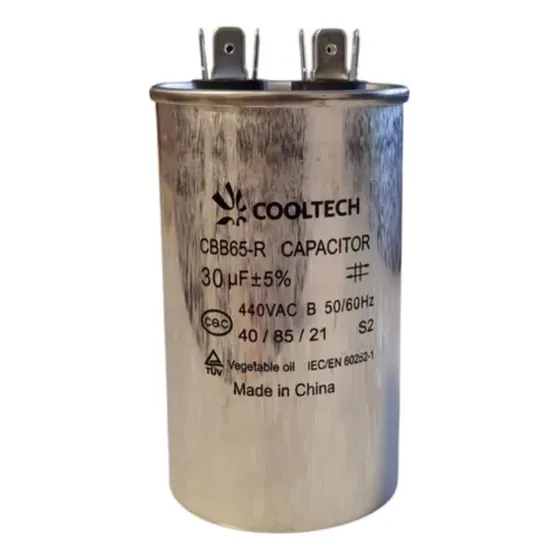 Capacitor 30 Mf 440V Aluminio Cooltech