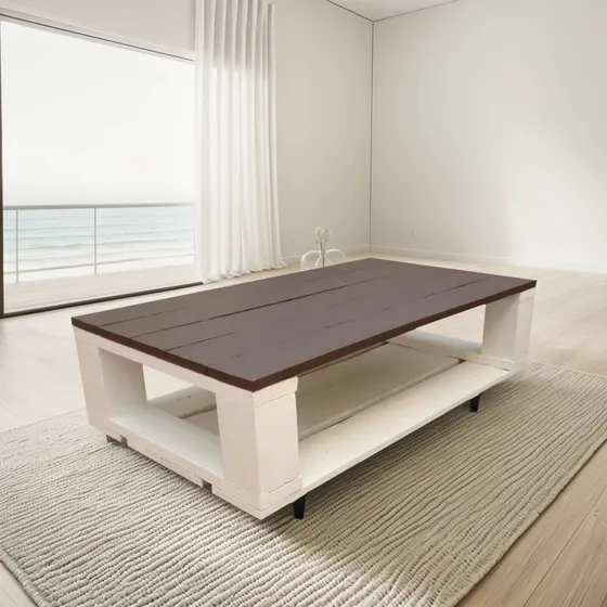 Mesa Ratona Palet Interior/ Exterior  100x56x40cm