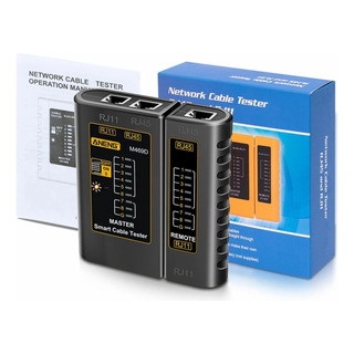Testador De Cabo De Rede Rj45 E Telefone Rj11 Aneng M469d Testador De Cabo De Rede Rj45 E Telefone Rj11 Aneng M469d