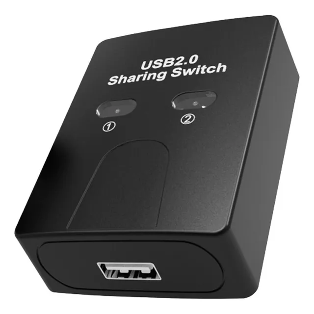 C-f Adaptador De Dispositivo Para Compartir Impresora 2 En
