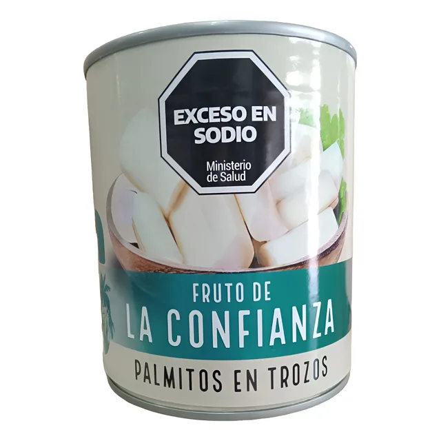 Palmitos En Trozos X800g Fruto De La Confianza
