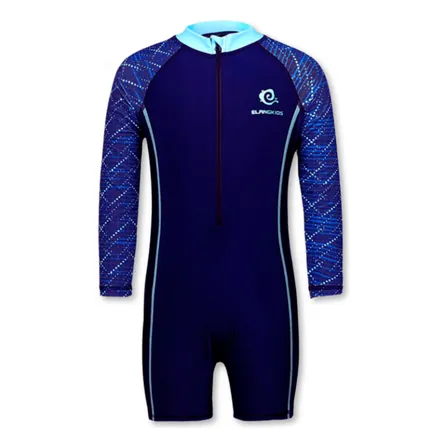 Traje De Baño Enterito Sport Manga Larga Niño Jump Kids