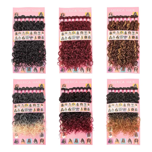 Cabelo Orgânico Cacheado Elma Novo Merica Hair -8telas/pct