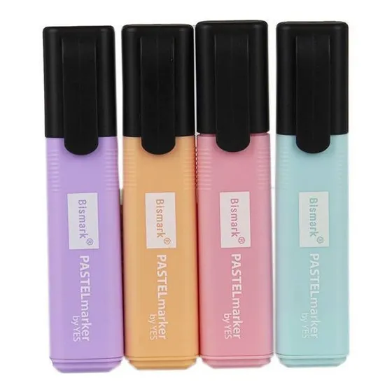 Marca Textos Tons De Pastel 4 Cores Yes