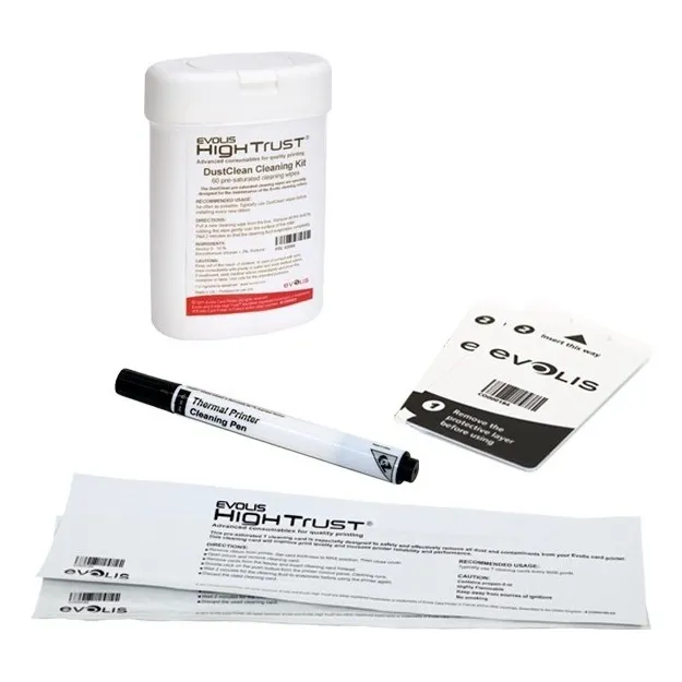 Kit De Limpieza Evolis Para Impresoras Zenius-prima Acl00 /v