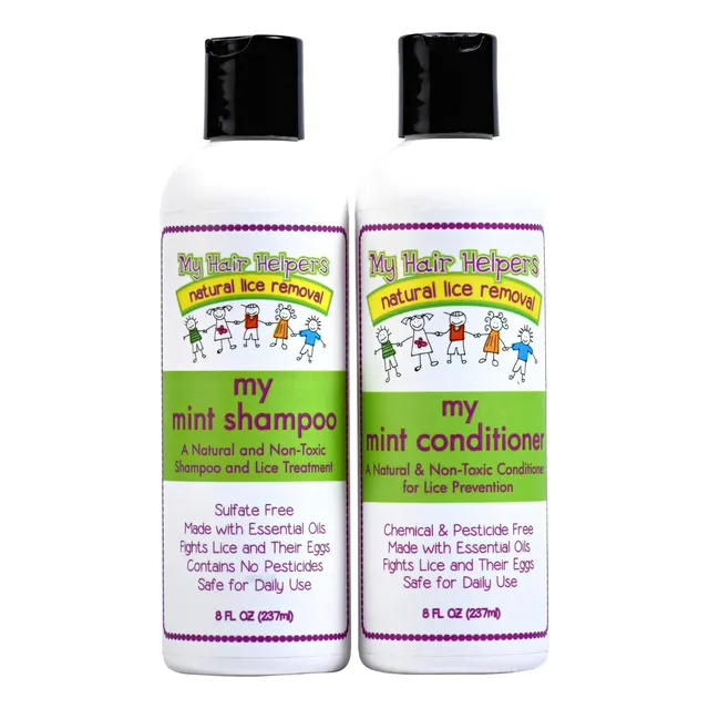 Champú Y Acondicionador Antipiojos Para Niños My Hair Hel...