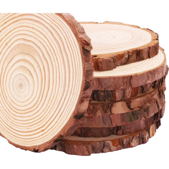 Lámina Rústica Para Troncos De Madera De Pino, 10 Unidades P
