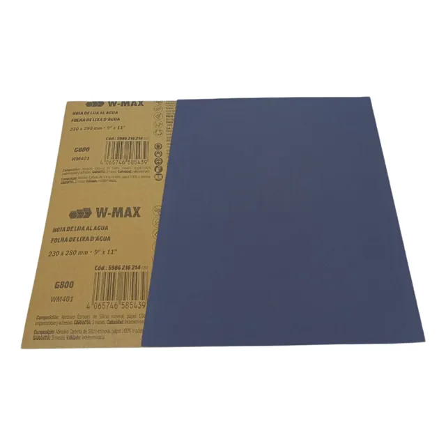 Lixa Dagua Grão 800 Wurth Kit Com 25un Original Importado