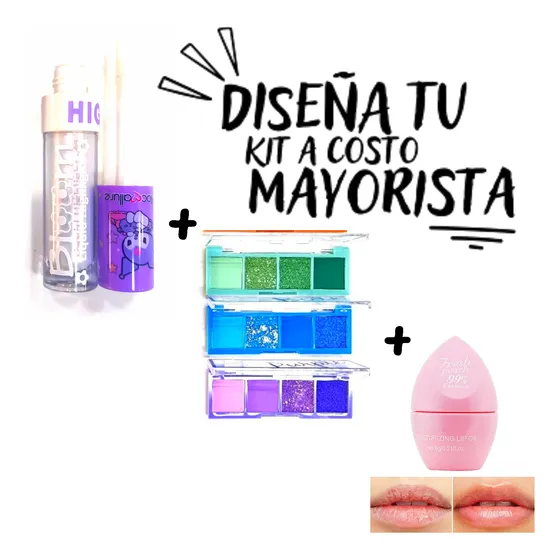 Set Paleta De Sombra Multicolores Sfr 4 Tonos