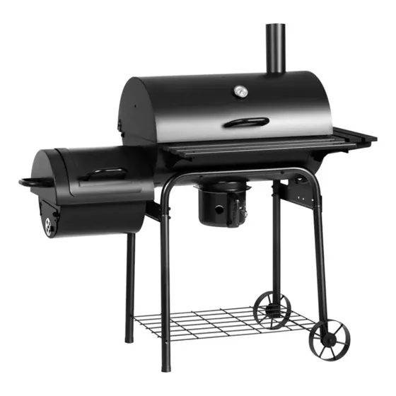 Parrillera Carbón Con Ahumador Royal Gourmet 30puLG+forro