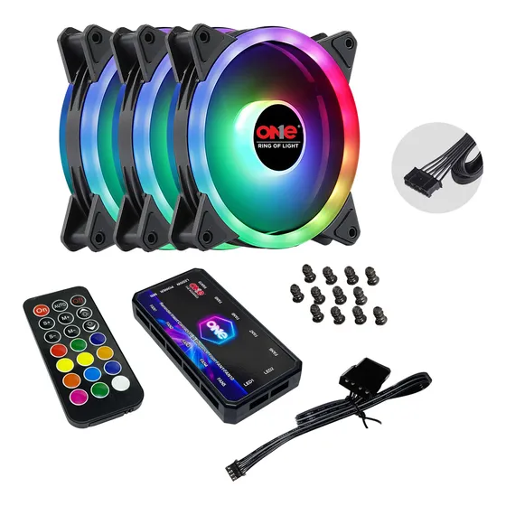 Fan Cooler Ventilador One 120mm Rgb Gamers