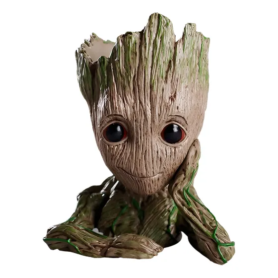 Baby Groot Vaso Suculentas Porta Objetos  Envio Imediato