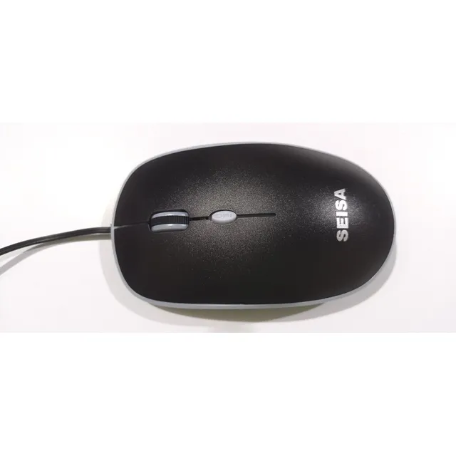 Mouse Gamer Seisa Con Entrada Usb Óptico 1000dpi