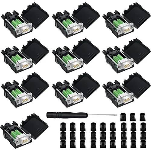 Conector De Ruptura Db9 A Terminal De Cableado Rs232 D-sub