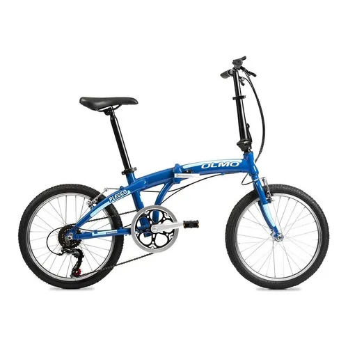 Bicicleta Olmo Pleggo P10 Rodado 20 Azul Y Celeste