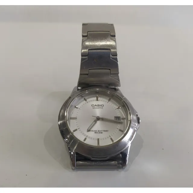 Reloj Casio Original Modelo Mtp-1219 Acero Inoxidable, Usado