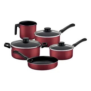 Tramontina Jogo De Panelas Revestidas em antiaderente Starflon Max Caribe 5 Pçs V