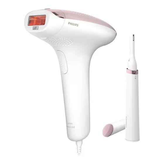 Depiladora Philips Bri 920/00 Ipl Lumea Advance Para Cuerpo Y Rostro Con Cable + Recortador Philips Hp6389/00