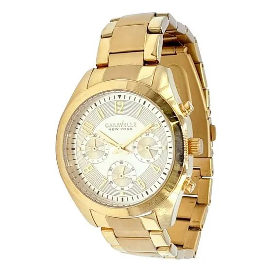 Reloj Caravelle Cronógrafo Dorado Melissa 44l118