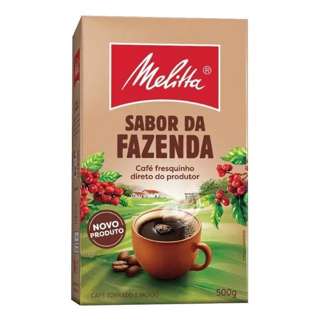 Café MelittaŸ Sabor Da Fazenda Våcuo 500g Café MelittaŸ Sabor Da Fazenda Våcuo 500g