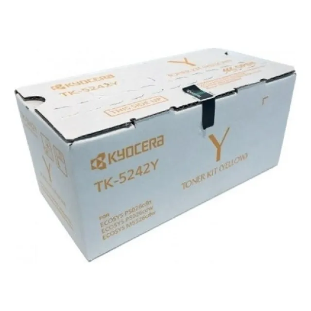 Cartucho De Tóner Kyocera Amarillo Tk-5242y 3000 Páginas