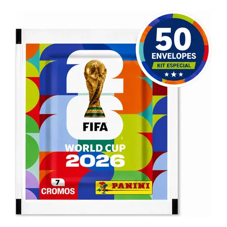 Kit 350 Figurinhas Copa Do Mundo 2026 50 Envelopes Da Panini Copa Do Mundo 2026 50