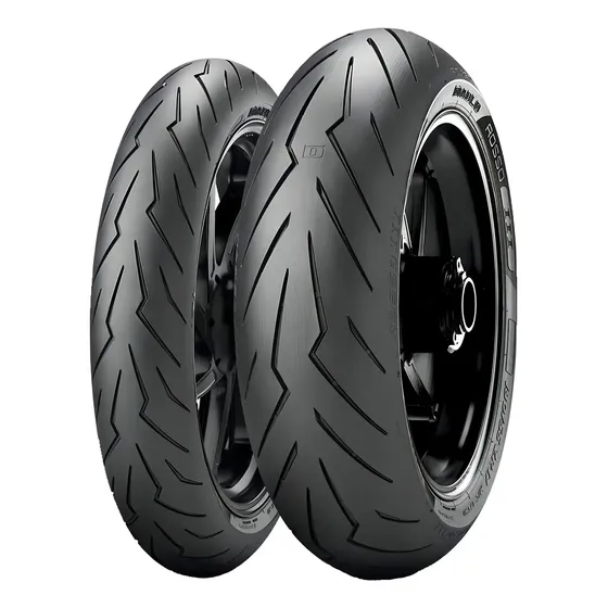 Neumático de moto Pirelli 110\u002F70-17 + 150\u002F60-17 Diablo Rosso 3 | Cuotas sin interés