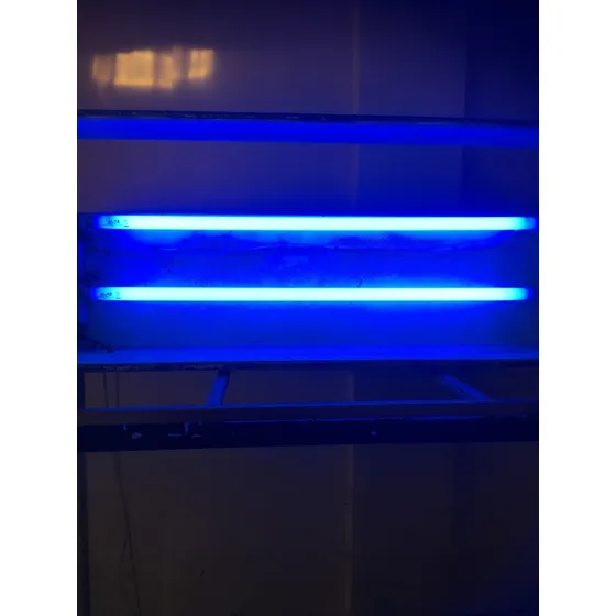 Tubo Bombillo Fluorescente Azul T8 Para Aquarios 30 Watts 