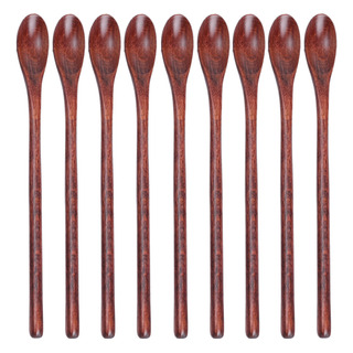 Cuchara De Madera Para Revolver, Cocinar, Mango Largo, 9 Uni Cuchara De Madera Para Revolver, Cocinar, Mango Largo, 9 Uni