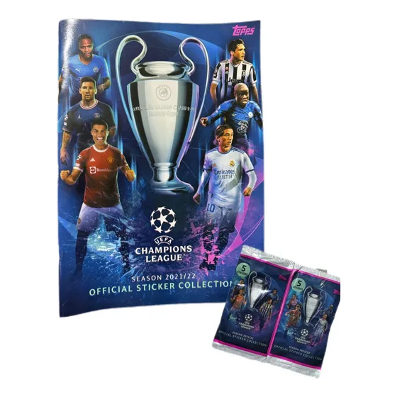 Album Vacio Mas 25 Sobres Champions 21/22