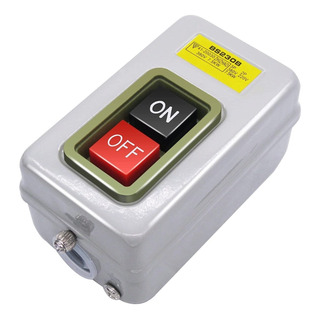 Arrancador En Caja Metálica Interruptor Tipo Botonera 30amp Arrancador En Caja Metálica Interruptor Tipo Botonera 30amp