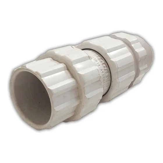 Acople 40mm Rosca Mh Ø 1 1/2  Vulcano Caño Pvc Para Piletas