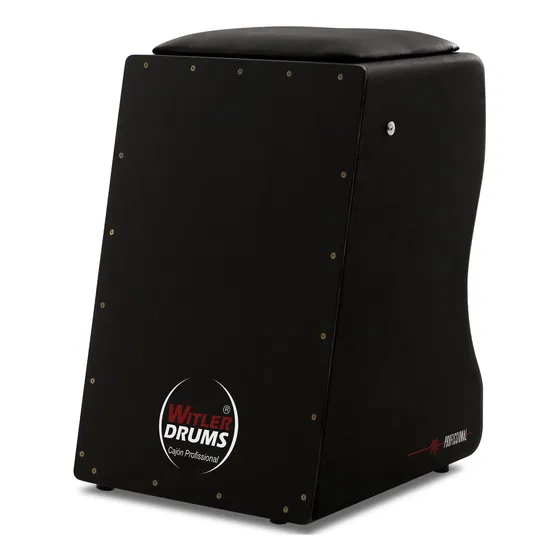 Cajón Elétrico Inclinado | Profissional | Witler Drums