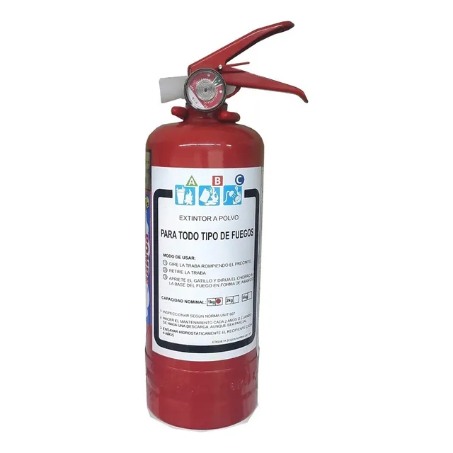 Extinguidor Bomberito En Polvo 1kg Cymaco ABC CO2