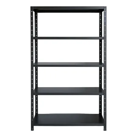 Estante Industrial Dmecom De Aço Com 5 Prateleiras, Preto  185x90x27cm