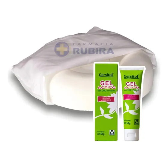 Gel Tipo Duoderm Gersitol + Almohadón Con Funda Antiescaras