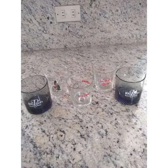 Set 10 Vasos De Vidrio Para Whisky