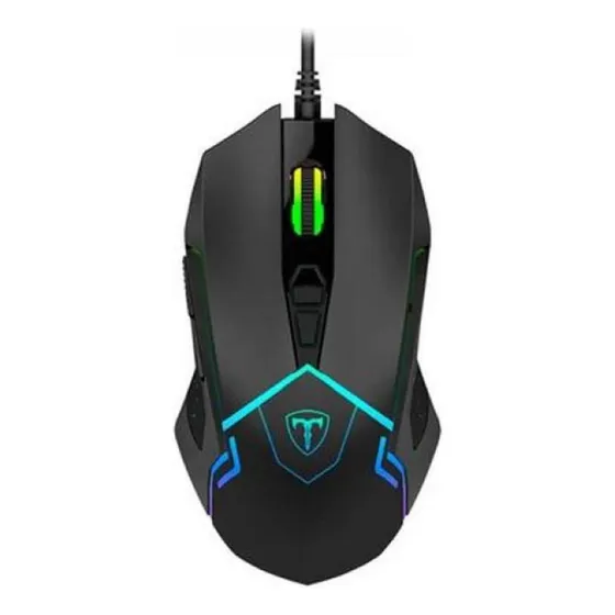 Ratón T-dagger Senior Rgb para juegos, 7 botones, 4800 dpi, T-tgm205