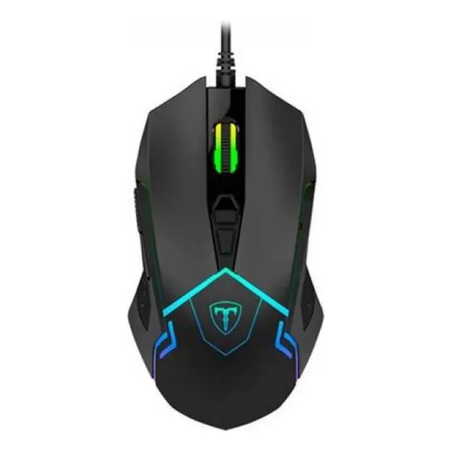 Ratón T-dagger Senior Rgb para juegos, 7 botones, 4800 dpi, T-tgm205