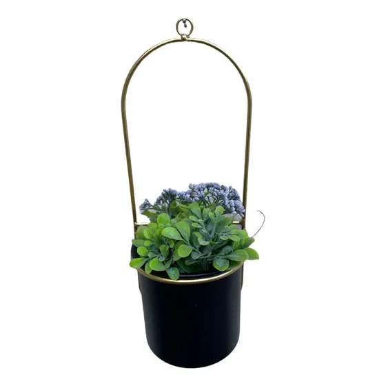 Porta Maceta De Pared Metálico