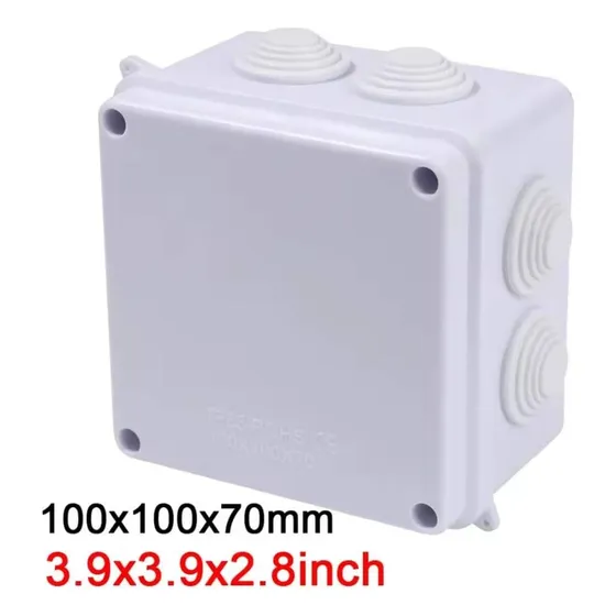 Caja Plástica Nema Ip65 Interperie Paso 10cmx10x7cm Andelli
