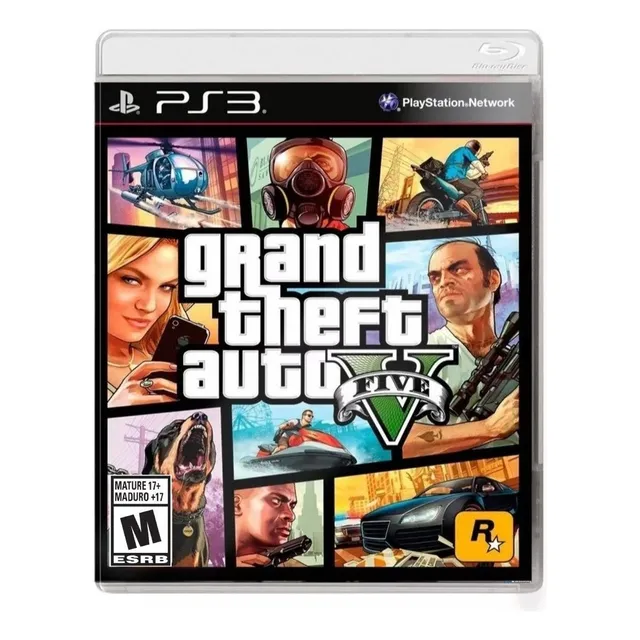 Grand Theft Auto V Gta 5 Rockstar Games Ps3 Físico Sellado